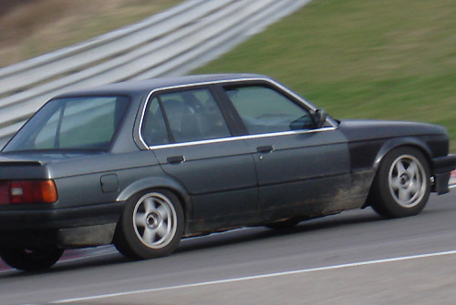 Gummen met de BMW